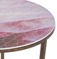 Fairfield® Impressionable Surfaces Red Accent Table with Bronze Base-1