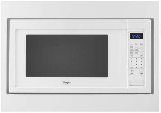 KitchenAid 27" White Microwave Trim Kit-0