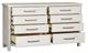 Liberty Furniture Modern Farmhouse White 8 Drawer Dresser-1