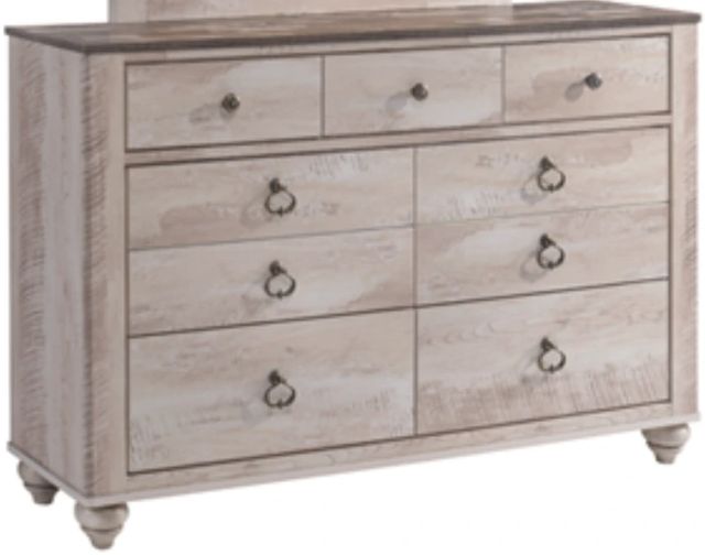American Wholesale Furniture Jessup Rustic Brown/Gray Dresser-0