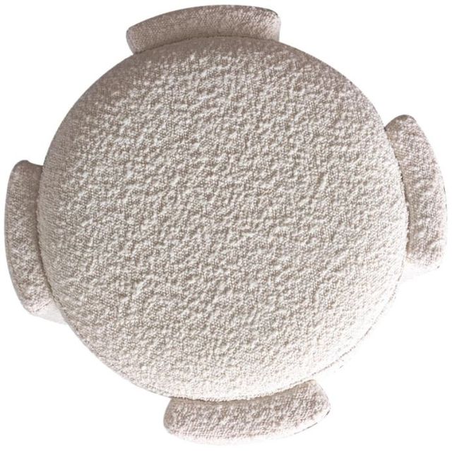 Nest Home Collections Delaney Snowbound Ottoman-0