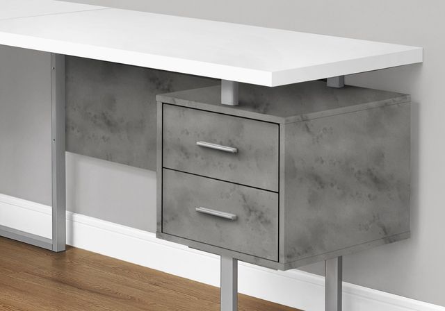 Monarch Specialties Inc. White Computer Desk-1