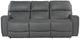 La-Z-Boy® Apollo Blue Grey Leather Power Reclining Sofa with Headrest and Lumbar-2