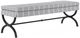 A.R.T. Furniture® Alcove Burnished Brass/Sidecar Graphite Bed Bench-0