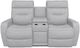 La-Z-Boy® Baron Mist Power Wall Reclining Loveseat with Console and Headrest-1