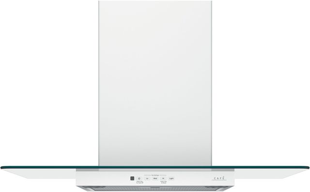 Café™ 30" Matte White Wall Mounted Range Hood-0