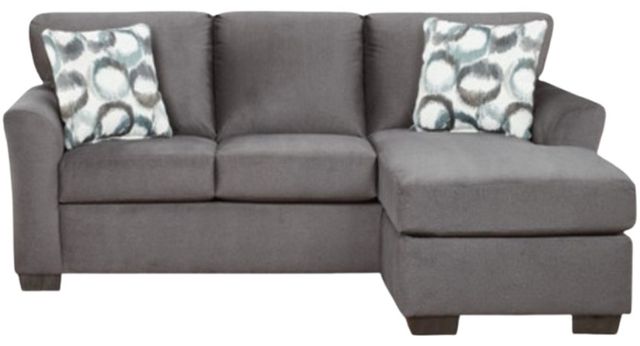 Martin Furniture & Bedding Fleece 2-Piece Seal Sectional-1