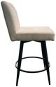 Intercon Champagne Metal Base Barstool with Parson Seat-2