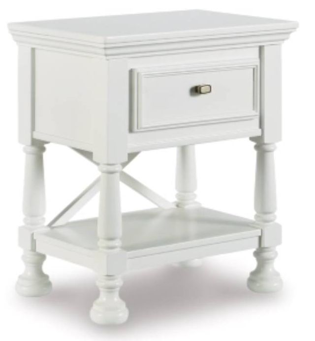 Signature Design by Ashley® Kaslyn 5-Piece White Full Panel Bed Set-4