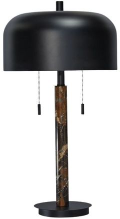 Signature Design by Ashley® Alanbert Black/Brown Table Lamp