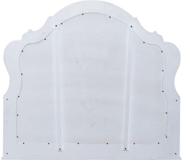Liberty Furniture Magnolia Manor Antique White Scalloped Mirror-2