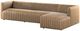 Four Hands Augustine 2-Piece Leather 126" Right-Arm Facing Chaise Sectional-0