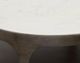 Fairfield® Ashbury White Carrara Marble Top Cocktail Table with Gray Base-4