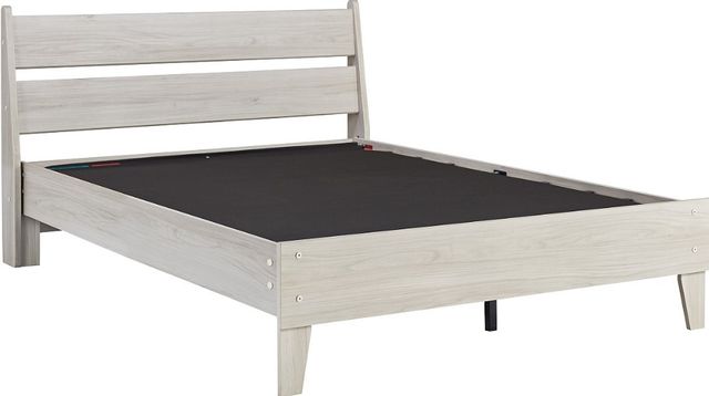 Signature Design by Ashley® Socalle 4-Piece Natural Queen Panel Platform Bed Set-1
