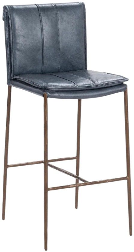 Classic Home Mayer Ocean Blue Bar Stool-0