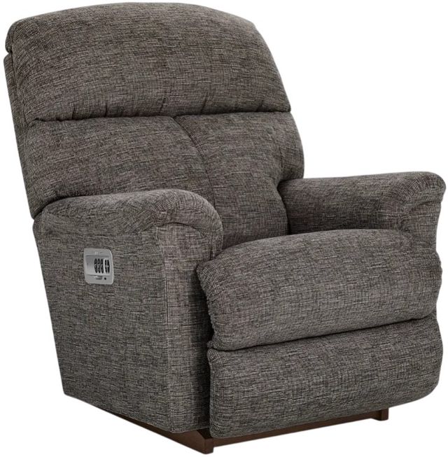 La-Z-Boy® Reed Granite Power Rocking Recliner with Headrest-0