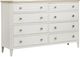 Magnussen Home® Echo Isles Driftwood and Sea Pearl Dresser-0