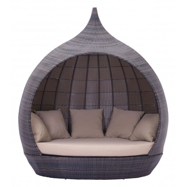 Zuo® Modern Martinique Brown and Beige Beach Daybed-2