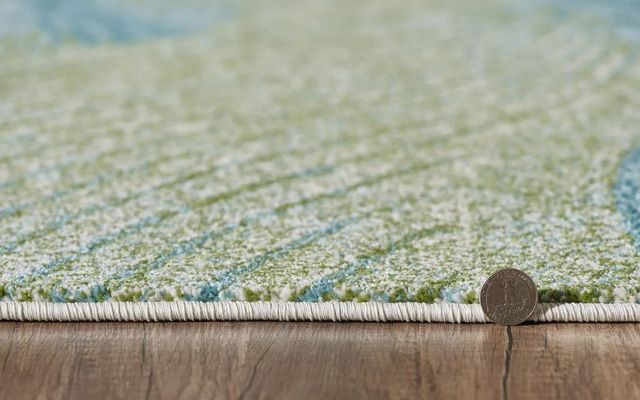 KAS Rugs Illusions Ocean Breeze 5'x8' Area Rug-2