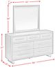 Elements International Brisbane 2-Piece Brown Dresser and Mirror Set-3