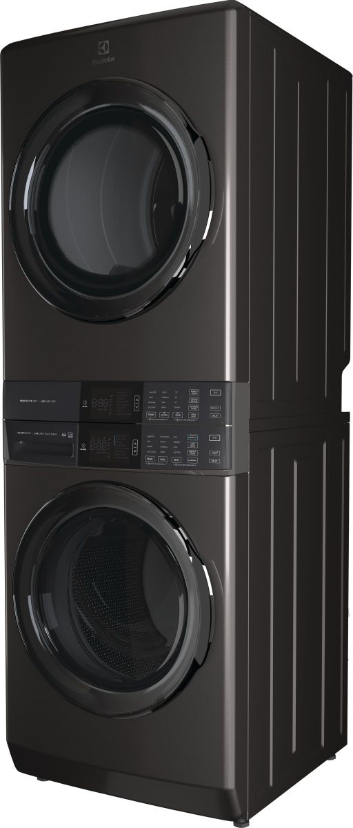 Electrolux 600 Series 4.5 Cu. Ft. Washer, 8.0 Cu. Ft. Electric Dryer Titanium Stack Laundry-3