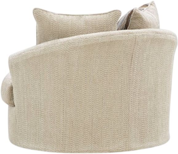 Signature Design by Ashley® Crespino Oatmeal Swivel Accent Chair-3