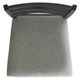 Elements International Martin Black/Gray Dining Side Chair-4