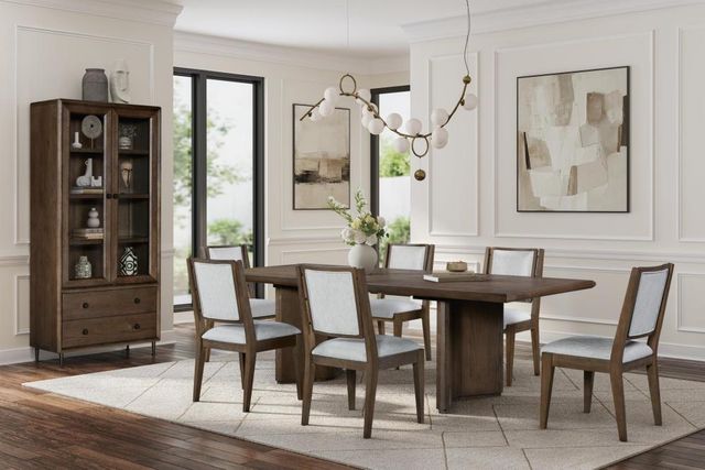 Bernards Linné Rye Angled Double Pedestal Dining Table-4