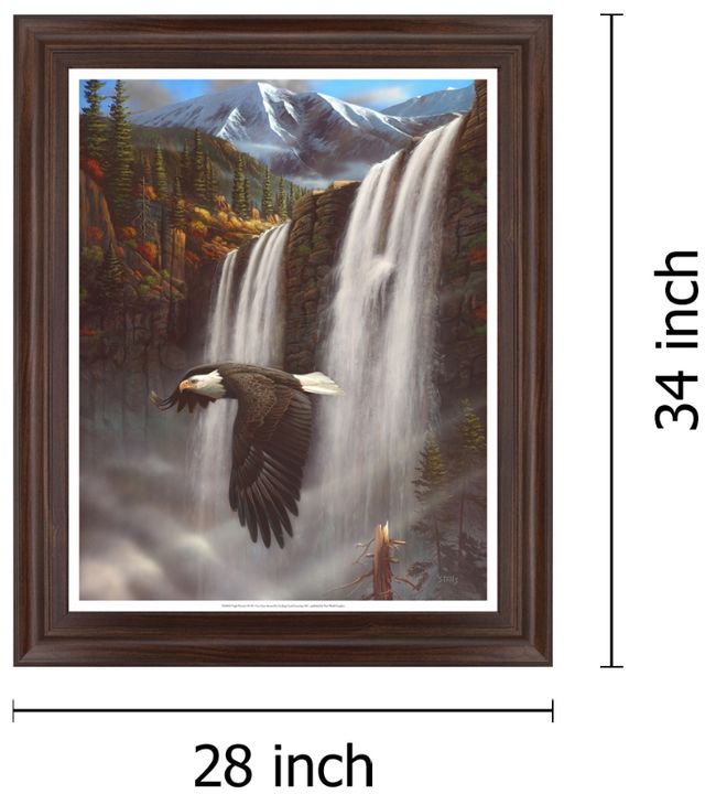 Classy Living Soaring Above Falls Wall Art-1