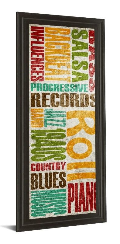 Classy Art Rock and Roll by Sd Graphics Studio Wall Art-1