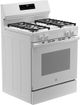GE® 400 Series 30" White Freestanding Gas Range-2