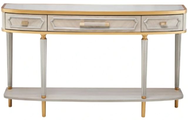 Michael Amini® St. Charles Dove Gray Console Table-3