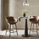 Four Hands Hannah Amber Ash/Sonoma Chestnut Swivel Counter Stool-1