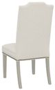 Fairfield® Customizable Entree Dining Empire Tall Back Side Chair with Sheer Dove Legs-1