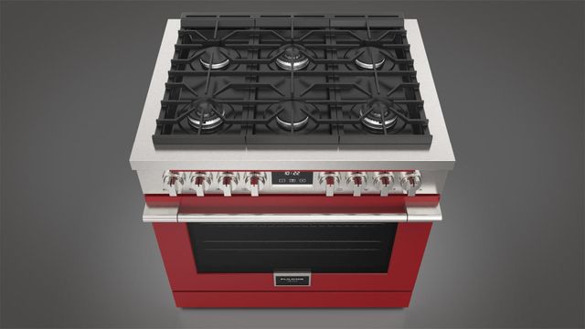 Fulgor® Milano 35.75" Glossy Red Replacement Door Kit-4