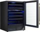 FORNO® Bacchino Series Alta Qualita 24" 4.8 Cu. Ft. Black Wine Cooler -4
