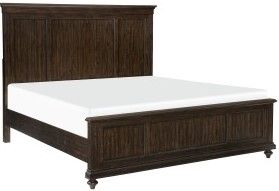 Mazin Furniture Cardano Driftwood Charcoal Queen Bed-1
