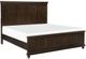 Mazin Furniture Cardano Driftwood Charcoal Queen Bed-1