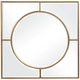 Uttermost® Stanford Brushed Gold Square Mirror-0