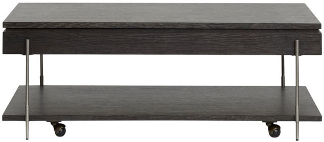 Magnussen Home® Spencer Dark Briarsmoke Gray Lift Top Storage Cocktail Table-2
