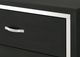Crown Mark Gennro Black Nightstand-4