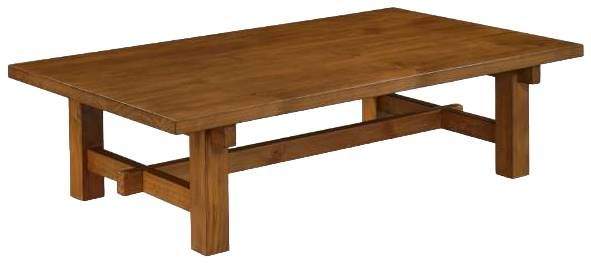 Moe's Home Collection Mikoshi Vintage Brown Coffee Table -0
