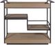 Vanguard® Furniture Customizable Montecito Concrete/Synthethic Outdoor Serving Cart -1