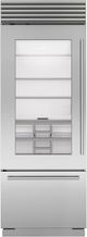 Sub-Zero® Classic Series 30" 17 Cu. Ft. Stainless Steel Built-In Bottom Freezer Refrigerator-0