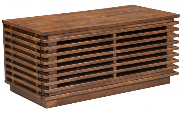 Zuo® Modern Linea Walnut Narrow Entertainment Stand-0
