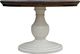 Cottage Creek Furniture Brockton Brown Dining Table with White Base-1