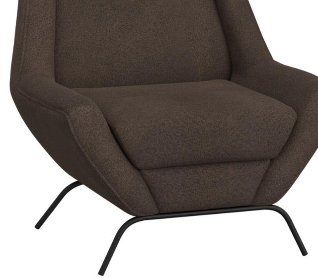 International Furniture Direct Tyne Chocolate Brown Accent Chair-3