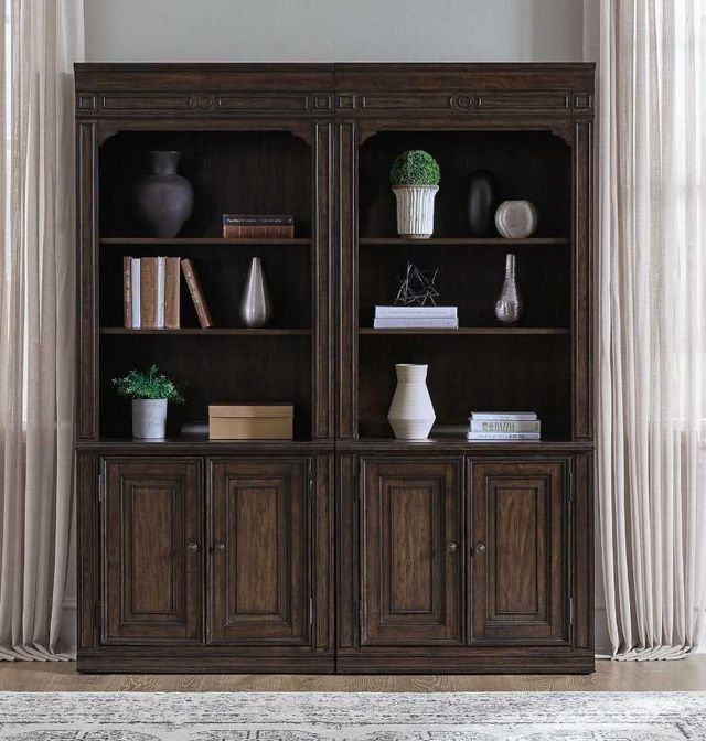 Liberty Furniture Provence Park 2-Piece Chateau Brown Bookcase Set-1