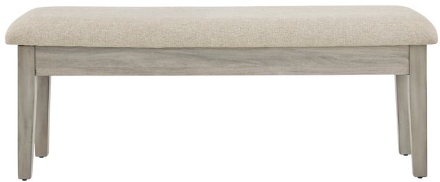 Signature Design by Ashley® Parellen Beige/Gray Upholstered Storage Bench-1
