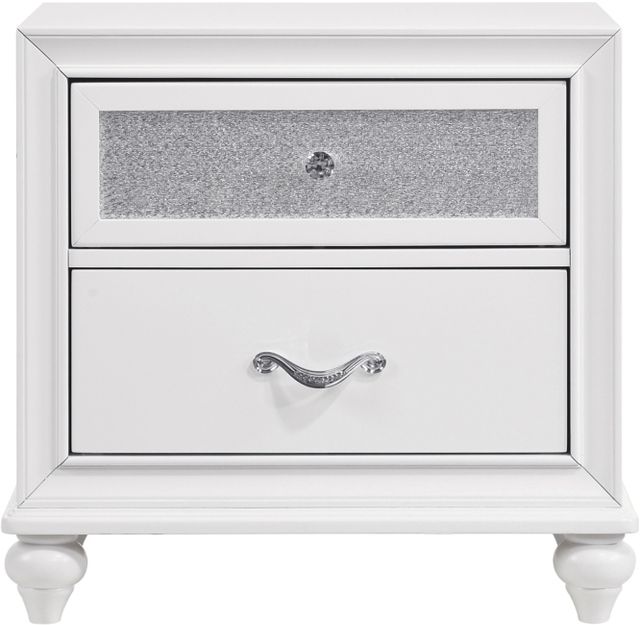 Coaster® Barzini White Nightstand-0